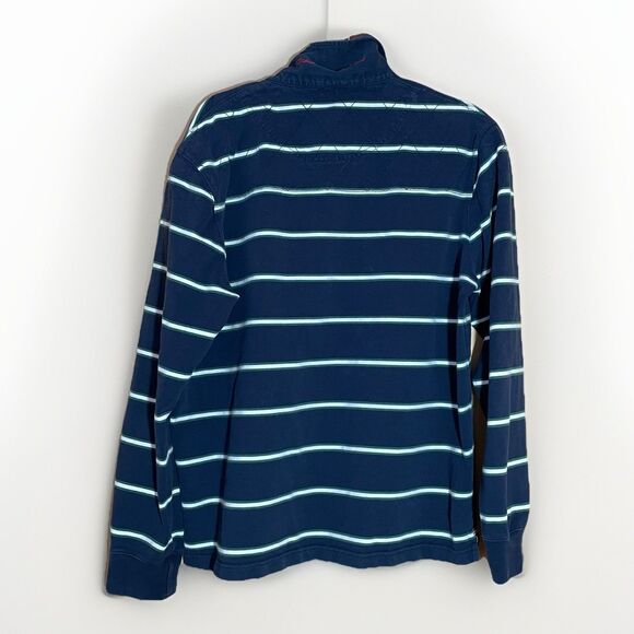 Canterbury New Zealand Rugby Shirt Men’s XL Long Sleeve Stripe Crest Logo Preppy - Picture 2 of 16